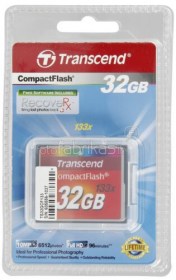 Transcend Compact Flash 32GB Card MLC 133x